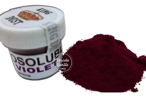 Colorante Liposoluble Violeta Comestible En Polvo 