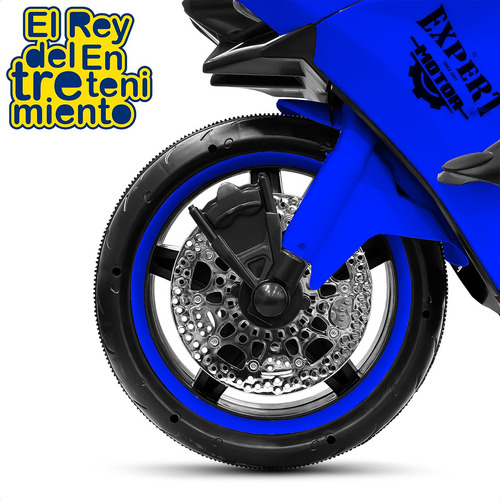 Imagen 4 de 7 de Moto A Batería Con Ruedas Luces Música Y Usb El Rey