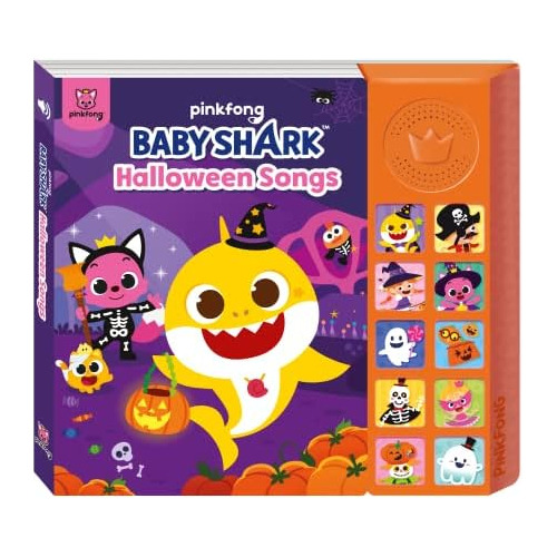 Baby Shark Canciones De Halloween Libro De Sonido De 10...