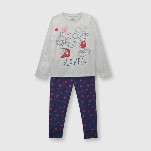 Pijama De Niña De Algodón 3 Pack Azul Colloky (2 A 12 Años)