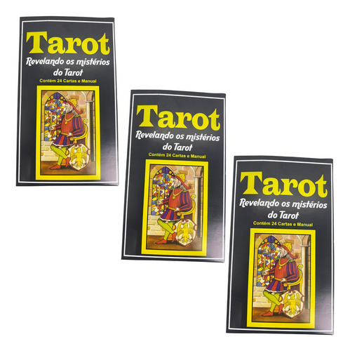 Kit 3 Baralhos Tarô Bruxa Universal Grande- O Modelo