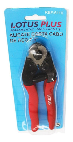 Alicate Corta Cabo De Aço Profissional 7,5 Com Trava