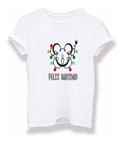 Imagen 6 de 10 de Playera Navideña Mickey Mouse