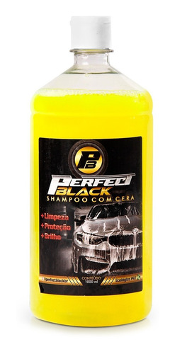 Shampoo Automotivo Com Cera Multiuso Perfect Black 1 Litro