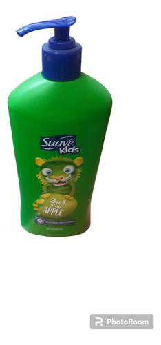Suave Kids Silly Apple 3 En 1 Shampoo Acondicionador Body Wa
