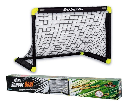 Arco De Futbol Mega Soccer Goal Plegable 90x59x61 Cm Ditoys 