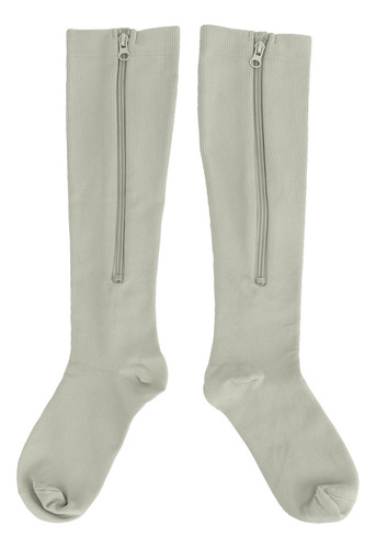 Calcetines De Compresión Para Mujer Con Cierre, 1 Par, 15