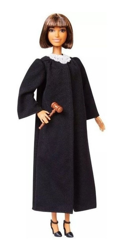 Imagem 1 de 7 de Barbie Profiss - Juíza Cabelo Castanho Curto Ms