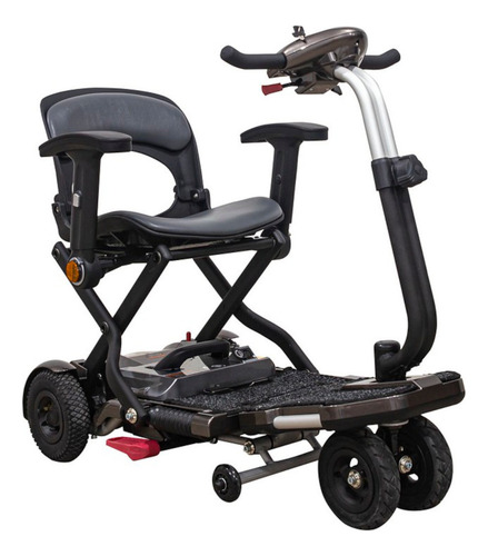 Cadeira De Rodas Elétrica Lp Dobrável Com Ré Bronze Freedom Cor Marrom
