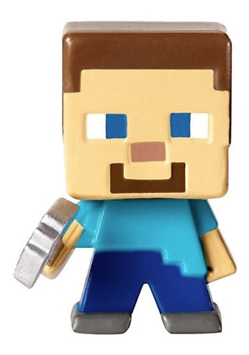 Figura Minecraft - Steve With Pickaxe - Mini Mattel