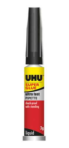 Pegamento Instantaneo Uhu Super Glue Ulta Fast En Pomo 