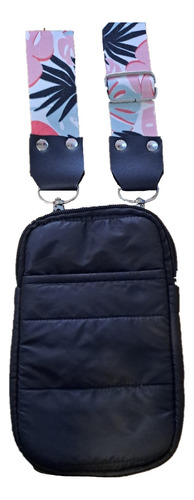 Morral Bandolera Porta Celular Mujer Puffer Phone Bag