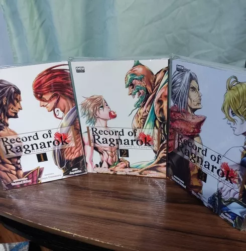 Record Of Ragnarok Vols. 1 + 2 + 3 + 4 KIT Mangá NewPOP Lacrados