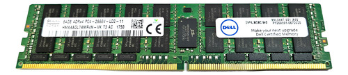 Memória Dell 64g Ddr4 4rx4 2666mhz Lrdimm Snp4jmgmc/64g