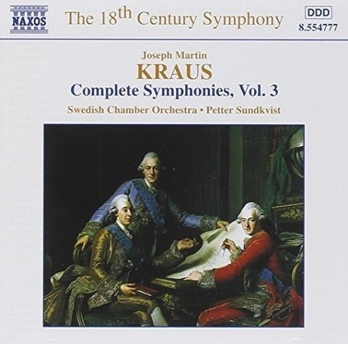 Kraus: Sinfonías Completas Vol.3 Cd