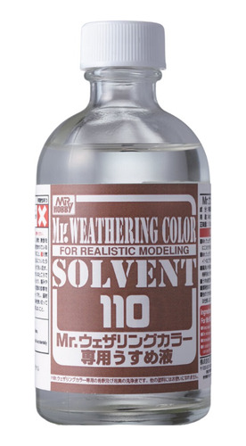 Mr Hobby Diluyente Mr Weathering Color Thinner 110ml Japon