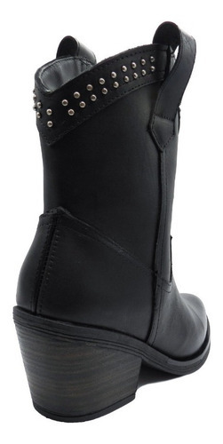 Botas Texanas Mujer Cuero Vacuno Savage Cierre Taco Gz90