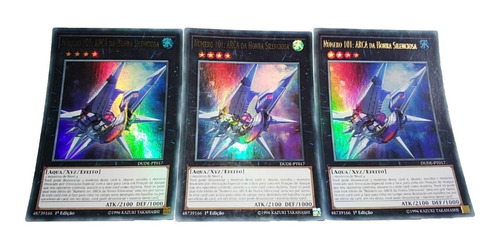 Yugioh - 3x Numero 101 Arca Da Honra Silenciosa Dude-pt017