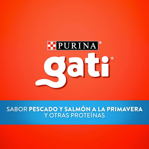 Alimento Gati Pescado Y Salmón X 15 Kg