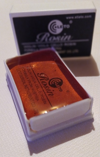 Imagen 7 de 8 de Perrubia Rosin De Violin Viola Y Cello Marca Leto Modelo 603