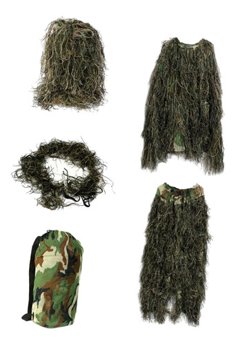 Traje Ghillie Para Niños, Disfraz, Pantalones De Vestir