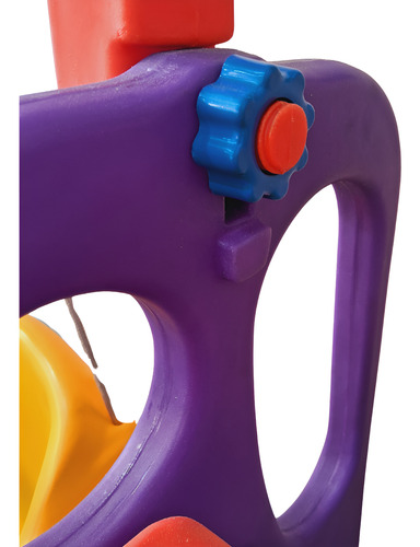 Playground 3 Em 1 | Escorregador + Balanço + Cesta Infantil