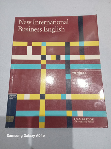 Libro New International Business English Workbook Cambridge 