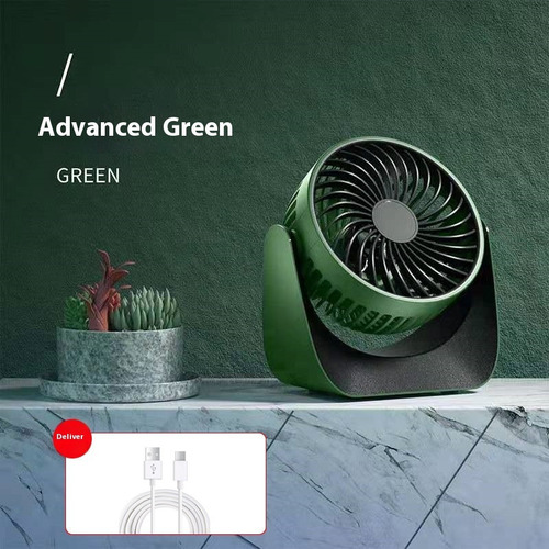 Ventilador De Escritorio Usb, Silencioso, Portátil, Para Dor
