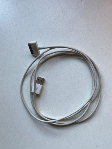 Cable Usb Ipod 4 - Ipad - Iphone 4 Blanco (Usado)