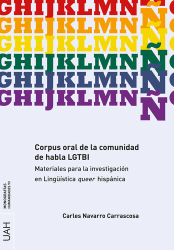 Libro Corpus Oral De La Comunidad De Habla Lgtbi - Navarr...