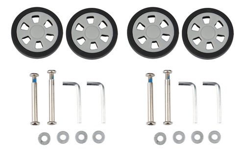 2 X Accesorios De Equipaje: Ruedas, Maleta, Avión, Polea, Ro