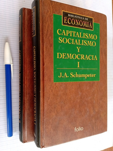 Imagen 1 de 4 de Capitalismo Socialismo Y Democracia 2t. J. A. Schumpeter