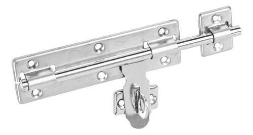 Pasador Metalico De Seguridad Plateado Puerta Traba Plateado