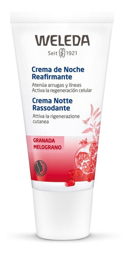 Imagen 2 de 5 de Weleda Granada Crema de Noche Reafirmante - Normal - 30 mL