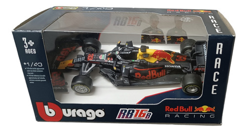 Formula 1 Red Bull, Max Verstappen ,escala 1/43, 12cms Largo