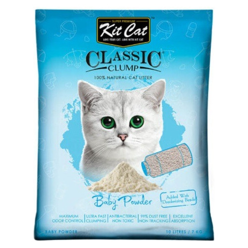 Arena Para Gatos Kit Cat Uni-cat Aroma Talco Bebé 7 Kg - Ar