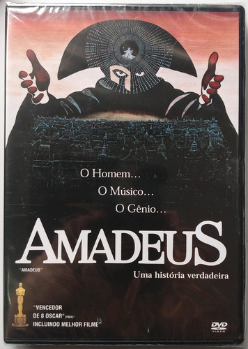 Dvd Do Premiado Filme: Amadeus, Novo Original E Lacrado