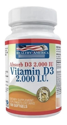Vitamina D3 2000 Iu Plus X 100 So - Unidad a $34000