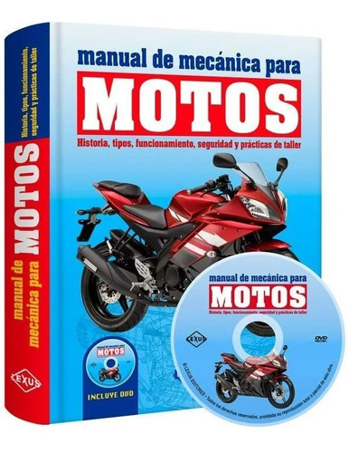 Libro Manual De Mecanica Para Motos + Dvd 1 Tomo 