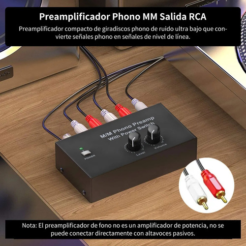 Preamplificador De Tocadiscos Con Control De Volumen