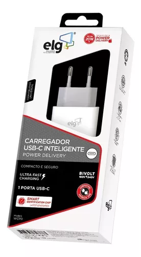 Carregador PD Turbo USB-C Para iPhone 12, 13 e 14