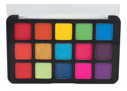 Paleta De Sombras Attractive Romantic Beauty 15 Colores