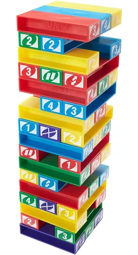 Jogo Uno Stacko Mattel Diversão Em Família Original Envio24h