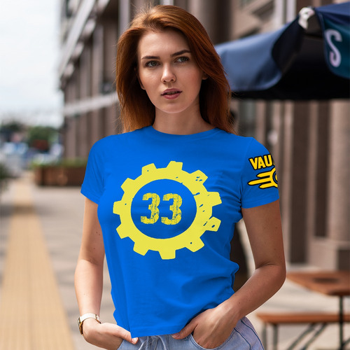 Playera Fallout Serie Refugio 33 Vault Tec Adulto Infantil