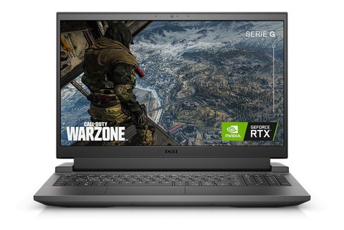Imagen 1 de 6 de Laptop gamer Dell G5 5510 negra 15.6", Intel Core i7 i7-10870H  8GB de RAM 512GB SSD, NVIDIA GeForce RTX 3050 120 Hz 1920x1080px Windows 10 Home