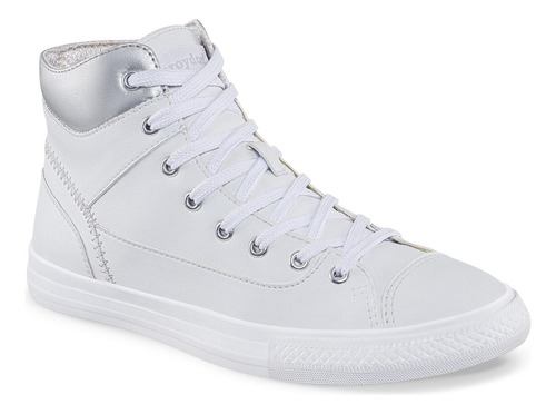 Botines Qamura Alto Gris Para Mujer Croydon