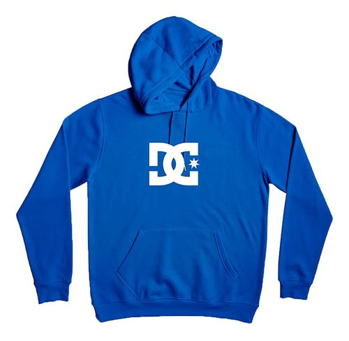 Dc Buzo Canguro C/capucha Lifestyle Hombre Star Azul Blw