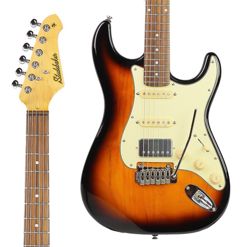 Guitarra Studebaker Skyhawk Strato Hss Sunburst