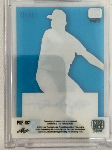 Autografo Roger Clemens The Rocket Auto Card Firmada Leaf 14 (Usado)