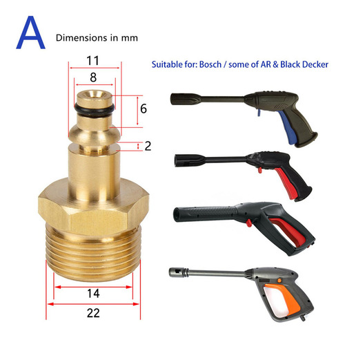 Adaptador De Manguera Conectar Y Desconectar Para Manguera